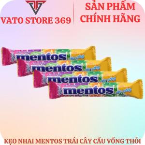 Kẹo nhai MENTOS trái cây cầu vòng thỏi 29.7g