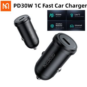 Mcdodo PD 30W Car Charger Type C Port Quick Charge AUTO Charger Fast Charging For iPhone Huawei Xiaomi Mobile Phone