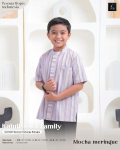 SARIMBIT LUBI 2025 KATULISTIWA FAMILY MOCHA MERINGUE TERBARU GAMIS & KOKO KELUARGA LEBARAN TERMURAH