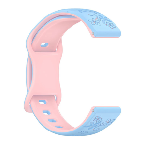 Thoải Mái Linh Hoạt Vòng đeo tay Silicone Không Thấm Nước Dây Đeo Sweatproof hai màu Vành Đai Cho Đồng Hồ 7 Dây Đeo Cổ Tay Không Thấm Nước