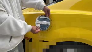 mv1 Car Gas Oil Fuel Tank Cap Decoration Cover Trim Stickers for Chevrolet Camaro 2012 2013 2014 2015 Exterior Accessories Z8K2H