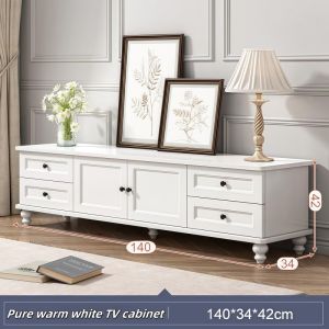 Nordic minimalist modern TV cabinet living room furniture simple household TV cabinet floor cabinet