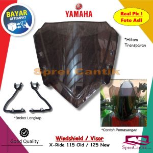 [PROMO] Visor Windshield Yamaha X-Ride 115 Lama / Xride 125 New - Winsil Kaca Depan Variasi Motor XRide