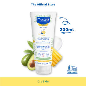 Mustela Nourishing Body Lotion with Cold Cream 200ml [Dry Skin][Hydration] (exp: 2028 & beyond) updated 15/08/25