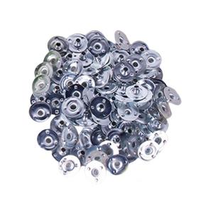 100Pieces Wick Tabs for DIY Making Metal Tealight Wick Sustainers Self Centering Votive Wick Base