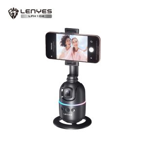 LENYES LPH104 Tripod Intelligent 360° Face Tracking Gimbal Stabilizer Phone Selfie RCB LED Light