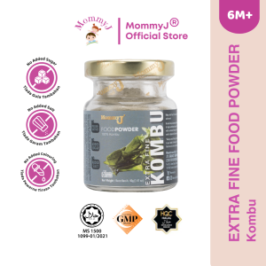 Halal MommyJ® Extra Fine Kombu Powder 6m+ (40g) | Ekstra Halus Serbuk Kombu 6bulan+