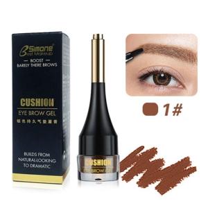 Eyebrow Cream Enhancers Long-lasting Waterproof Air Cushion Dye Eye Brows Gel Brown Tinted With Brush Liquid Eyebrows 4 Colors