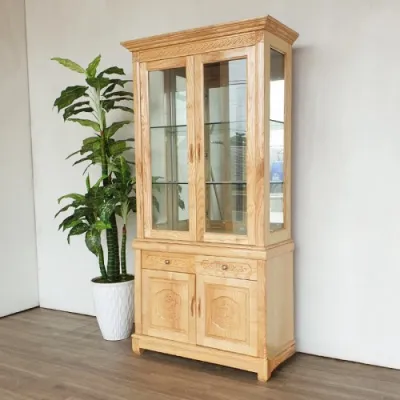 TỦ R Ư Ợ U GỖ SỒI CHỮ NHẬT TỦ TRƯNG TRANG TRÍ TỦ GỖ TRƯNG BÀY