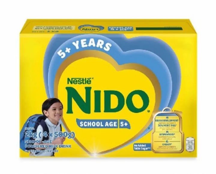 NIDO 5+ Powdered Milk Drink For 5+ Years Old, 2kg | Lazada Philippines