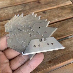 61x19mm Dao rọc giấy cao cấp INGCO HUK6128 Dao cắt rọc đa năng kèm 5 lưỡi dao thép SK5 (Chính hãng) dao trổ cắt đa năng