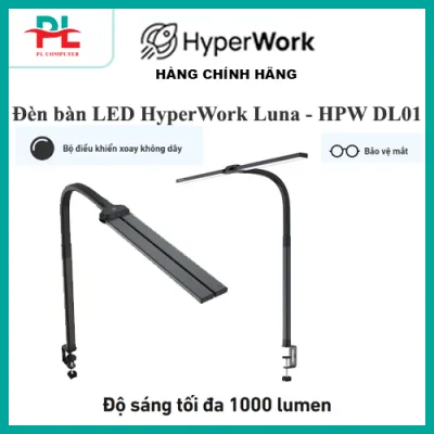 Đèn bàn LED HyperWork Luna - HPW DL01 - Hàng Chính Hãng