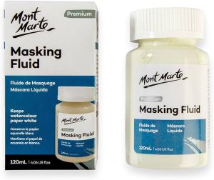 [Hỏa tốc] Keo Chặn Màu Masking Fluid Mont Marte MAMD001 (120ml)