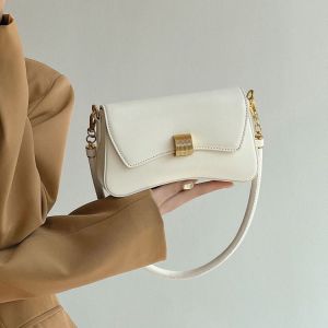 Solid Color PU Leather Shoulder Underarm Bag Womens Fashion Handbags Casual Hobos Purses and Handbag Ladies Hand Bags