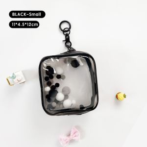 【Ready Stock】10-19cm Dolls Bag Pouch Keychain Bag Organizer Mystery Thicken Wallet Transparent Doll Storage Bag Data