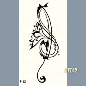 Stiker Tattoo kode FD01-FD34 | Tato Temporer | Waterproof