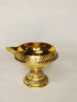 BRASS THIBAM VILAKU WITH STAND