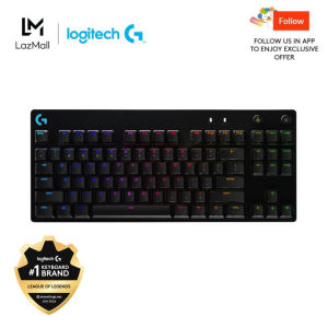 Logitech G PRO X Mechanical RGB Gaming Keyboard with Swappable Switches (Comes with GX Blue Clicky Switches)