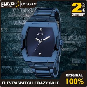 [Promo] Jam Tangan Pria Guess GW0387G4 Phoenix Blue Case Blue Stainless Steel Strap Original Garansi 2 Tahun [✔COD][100% Authentic]
