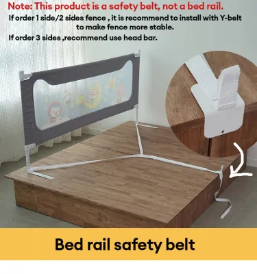 Baby Bed Fence for Baby with Sturdy Steel Safety guardrail Safety Bed a safe & Fall Proof Fence