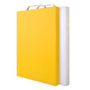 STAR PE Kentalkan Talenan Plastik Tebal 20mm dengan Pegangan Paduan Seng Talenan Plastik Serbaguna Multifungsi Talenan Kue Talenan Tahan Lama Talenan untuk Dapur Talenan Fleksibel cutting board plastik Antibakteri dan Jamur