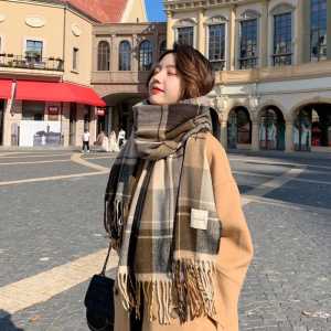 CAHAYA Syal Korea Scarf Wool Cashmere Immitation Fashion Winter Autumn Musim Dingin Syal- 1