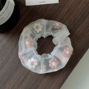 1PCS Sweet Silk Hair Scrunchies Elastic Hair Bands Solid Color Women Girls Headwear Ponytail Ties Rope Hair Accessories