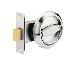 Stainless Steel 304 Door Lock Recessed Invisible Handle Safety Hidden Door Locks Cabinet Pull Fire Proof Single-sided Locker Black