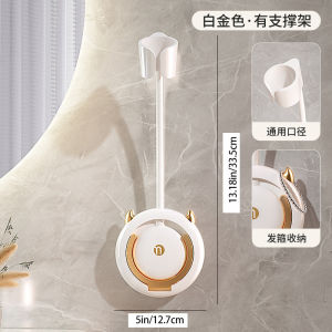 AE Hands-free hair dryer holder frees up your hands wall-mounted no drilling required hair dryer storage rack