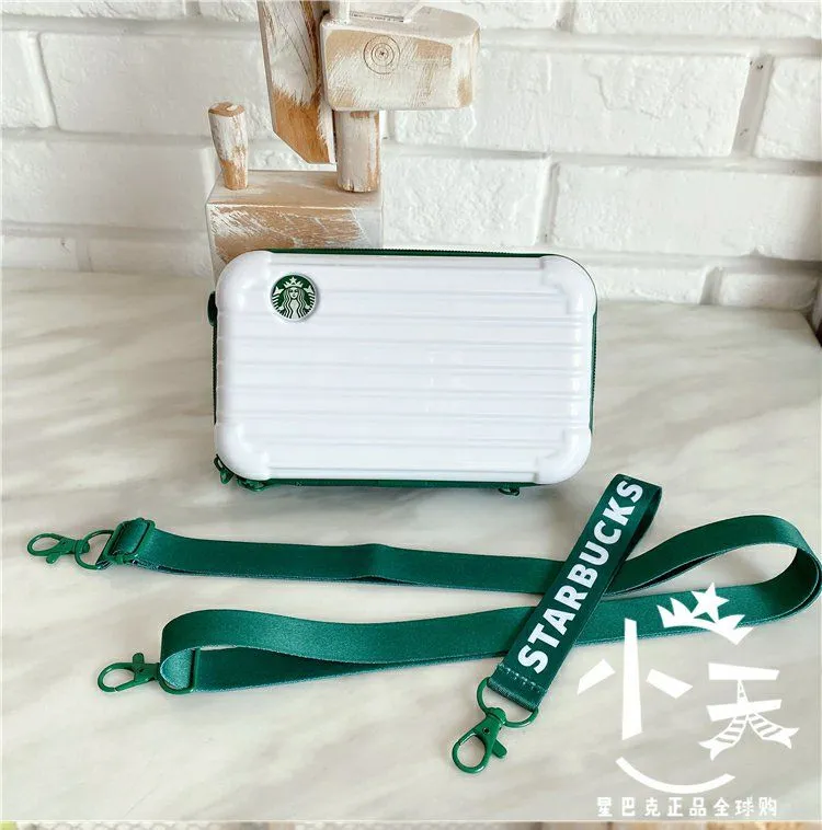 Starbuck Bag New Authentic Starbuck Thailand Mini Luggage Shape Backpack  Mobile Phone Coin Purse Messenger Shoulder Clutch Starbuck Flagship Store 