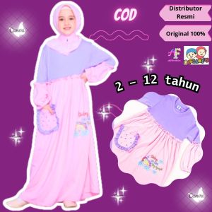gamis anak perempuan 5 tahun 6 tahun 7 tahun 8 tahun 9 tahun 10 tahun baju gamis anak remaja terbaru pakaian muslim anak tanggung busana muslim anak perempuan lebaran RG 53