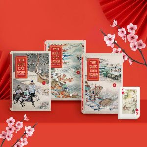 Combo Tam Quốc Diễn Nghĩa (Bộ 3 Tập) - Bìa Cứng - Tặng Kèm Bộ Bài - HH