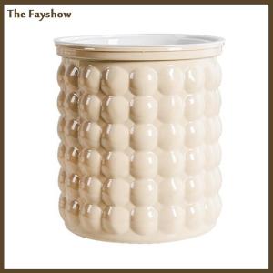 [The Fayshow] Mini Self Watering Flower Pot Fish Tank Transparent Plastic Plant Pots Self Watering Planter Pot Vase For Home Decoration