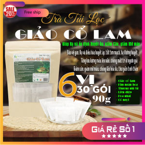 Trà Túi Lọc Giảo Cổ Lam 60g (20gói x 3g) Dược Liệu Hồng Lan - (Giúp Hạ và ổn định Huyết Áp giảm Cân giảm Mỡ máu)