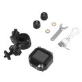 EKLEVA Motorcycle TPMS Motor Tire Pressure Monitor System Tyre Temperature Monitoring Alarm System USB Charging Motos with 2 Sensors. 