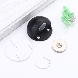 Door Stopper Half Moon Shaped Stainless Steel Rubber Stopper Wooden Floor Installation Door Draft Stopper Seat Stopper Drill-Free Floor Mounted Door Stoppers Adhesive Tapes/Screw In Door Stopper Wall Protectors