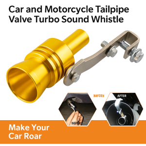 Blow-off Valve Turbo Sound Whistle Adds Sporty Engine Note Exhaust Pipe Muffler Car Motorcycle Accessories