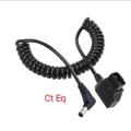 D TAP TO DC KABEL SPIRAL DC 5.5*2.5MM ADAPTER KABEL UNTUK V-MOUNT - BHADRIKASTORE4. 