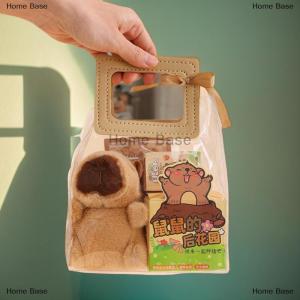 [COD] Home Base 1ชุดสติกเกอร์ปากกาโน้ตบุ๊คจี้ตุ๊กตากระเป๋าถือรางวัลสุดท้ายกระเป๋าของขวัญเครื่องเขียนสำหรับนักเรียน Kawaii capybara ชุดเครื่องเขียน