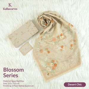Blossom Series - Hijab Box Motif Premium By Kaflascarves