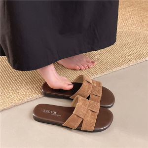 [Free Shipping] WomenS Flat-Soled Flip-Flops For Summer 2026 New Style To Pair With Skirts Suitable For Seaside Vacations Soft-Soled Beach Sandals