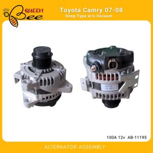 QUEENBEE Alternator Assembly for Toyota Camry 2007-2008 100AMP 12v Deep Type without Vacuum AB-11195