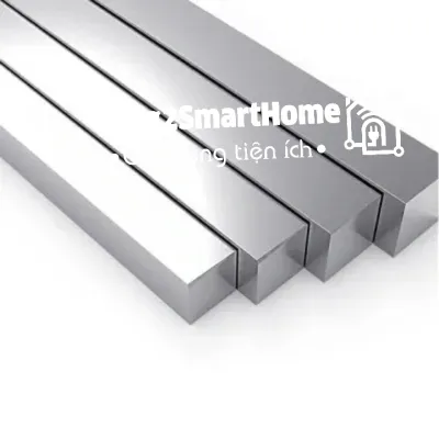 Thanh vuông đặc Inox 304 (Láp vuông) - Cạnh 10mm 12mm 14mm - Dài 30cm 50cm 100cm (1 mét)