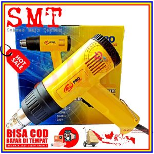 Heat Air Gun H&L PRO 1600W Dual Temperature 370 - 495 Derajat Hot Air Gun Blower Pemanas Air Heater