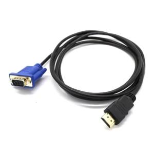 1080P PC Computer HDTV to VGA Video Converter VGA Male to HDTV Male Adapter for Laptop Top Box Monitor Projector