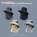 Lunashine  ngoài trời nhanh chóng-khô Mũ tai bèo với bảo vệ cổ cho đi bộ đường dài và câu cá. 