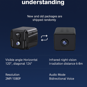 4G remote smart surveillance camera HD smart camera  wireless remote home monitoring X9 small cube camera