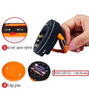 Đèn LED treo cho lều cắm trại 3 chế độ sáng
