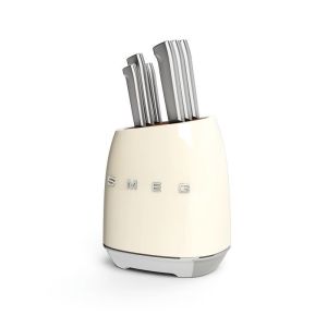 LABOT SMEGItalian Retro Style Cooking Knives Set - Full Set of Kitchen Knives for Home Use European Stainless Steel Fruit Knife