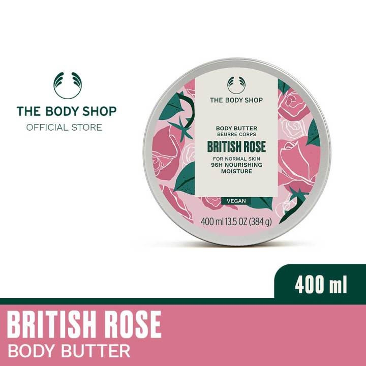 The Body Shop British Rose Body Butter (400ml) Lazada PH